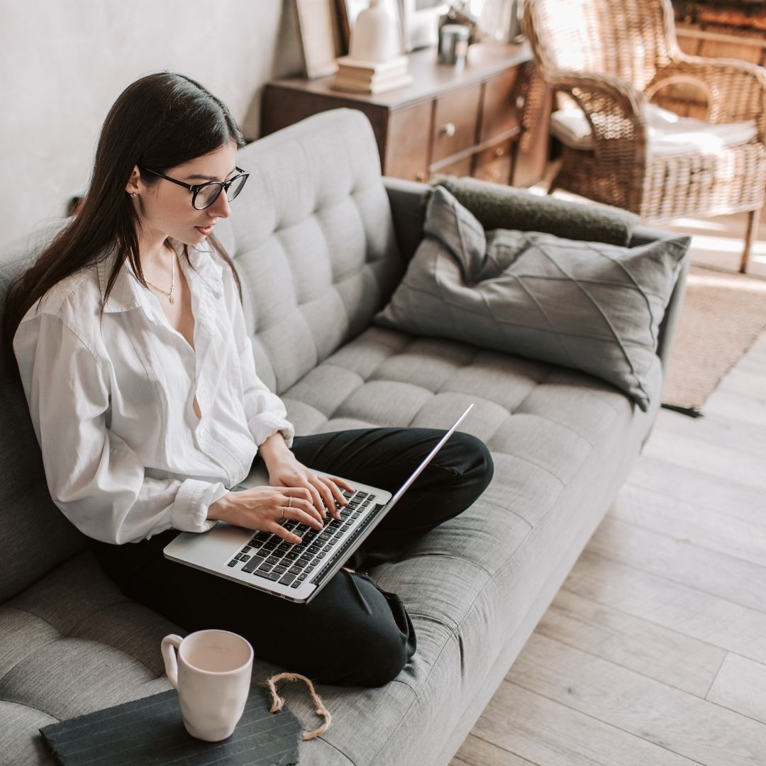 Working from home Instagram Post